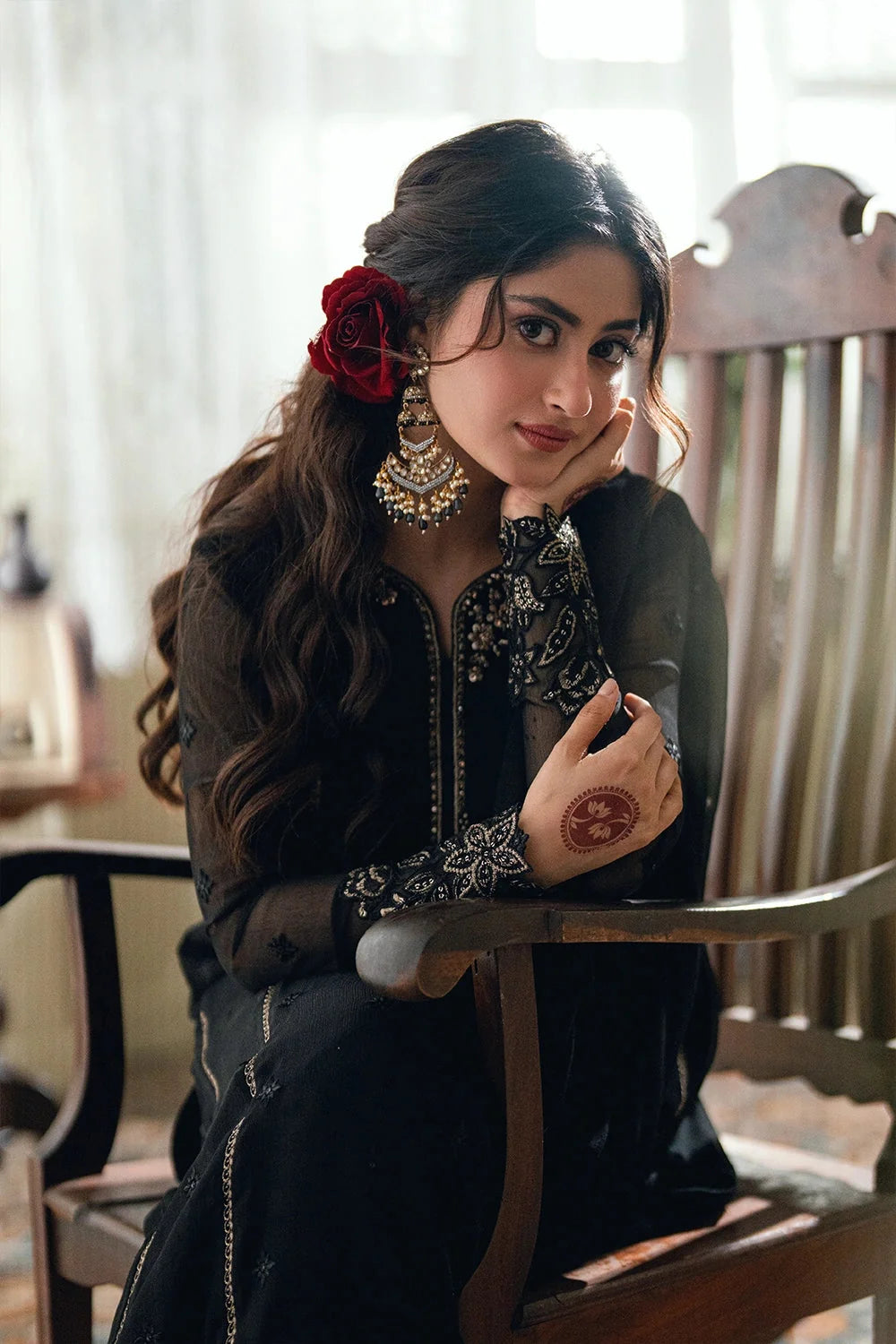 Black Embroidered | 3-Piece Unstitched Formal Suit