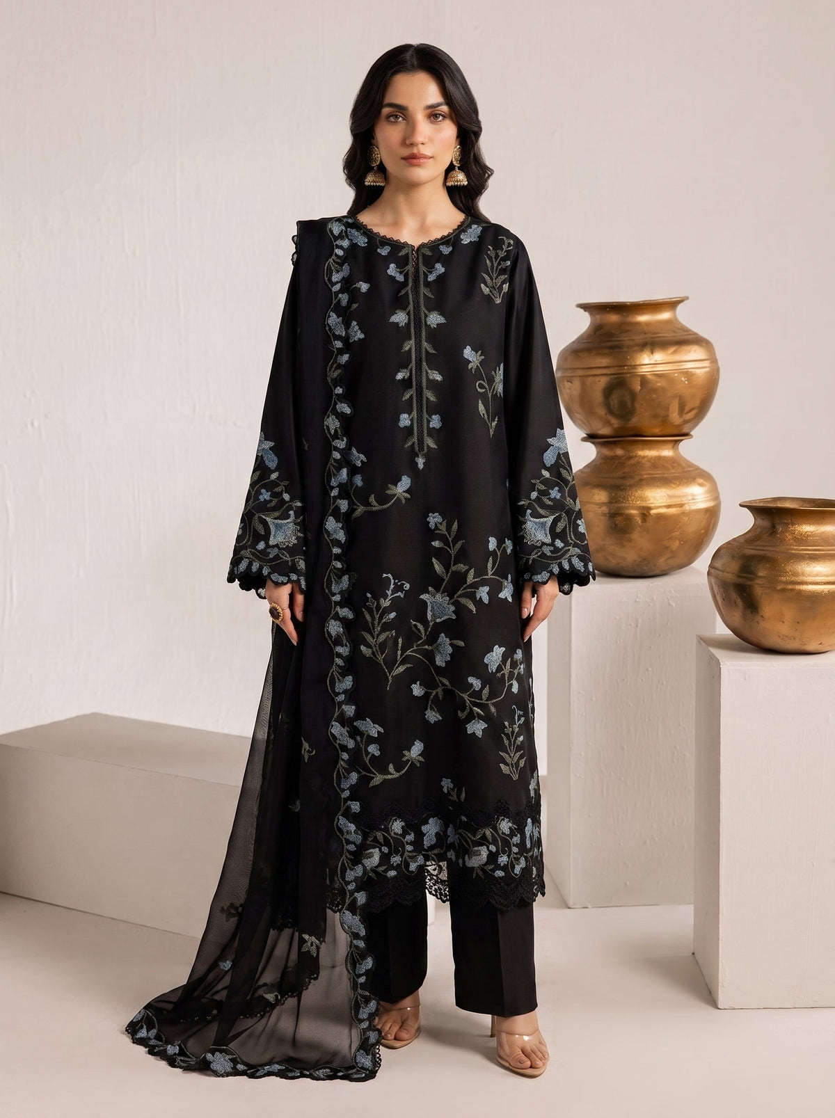 Haseen Embroidered-3pc