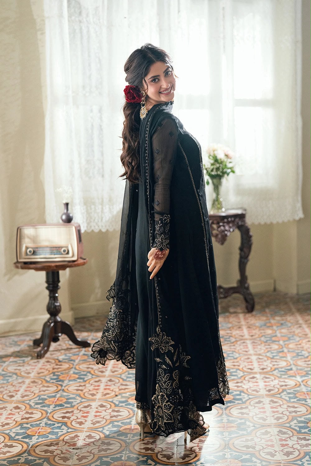 Black Embroidered | 3-Piece Unstitched Formal Suit
