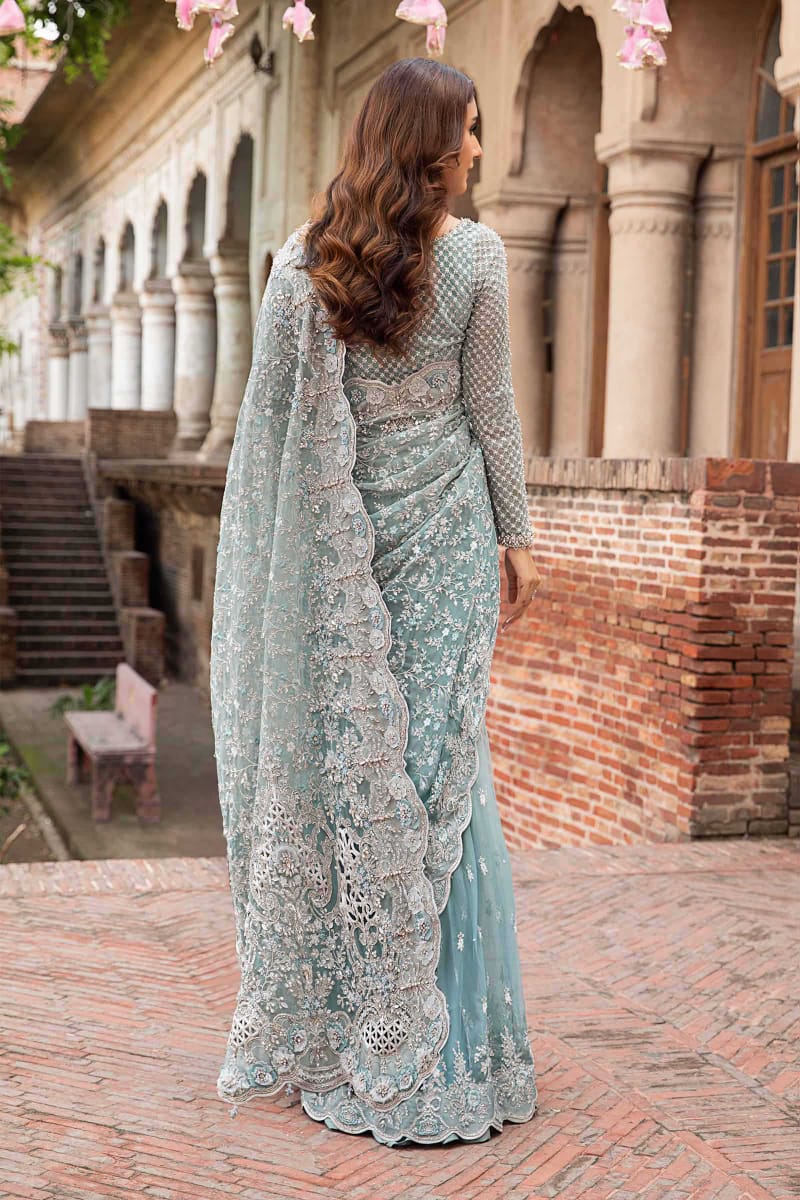 Exclusive Embroidered Net Saree