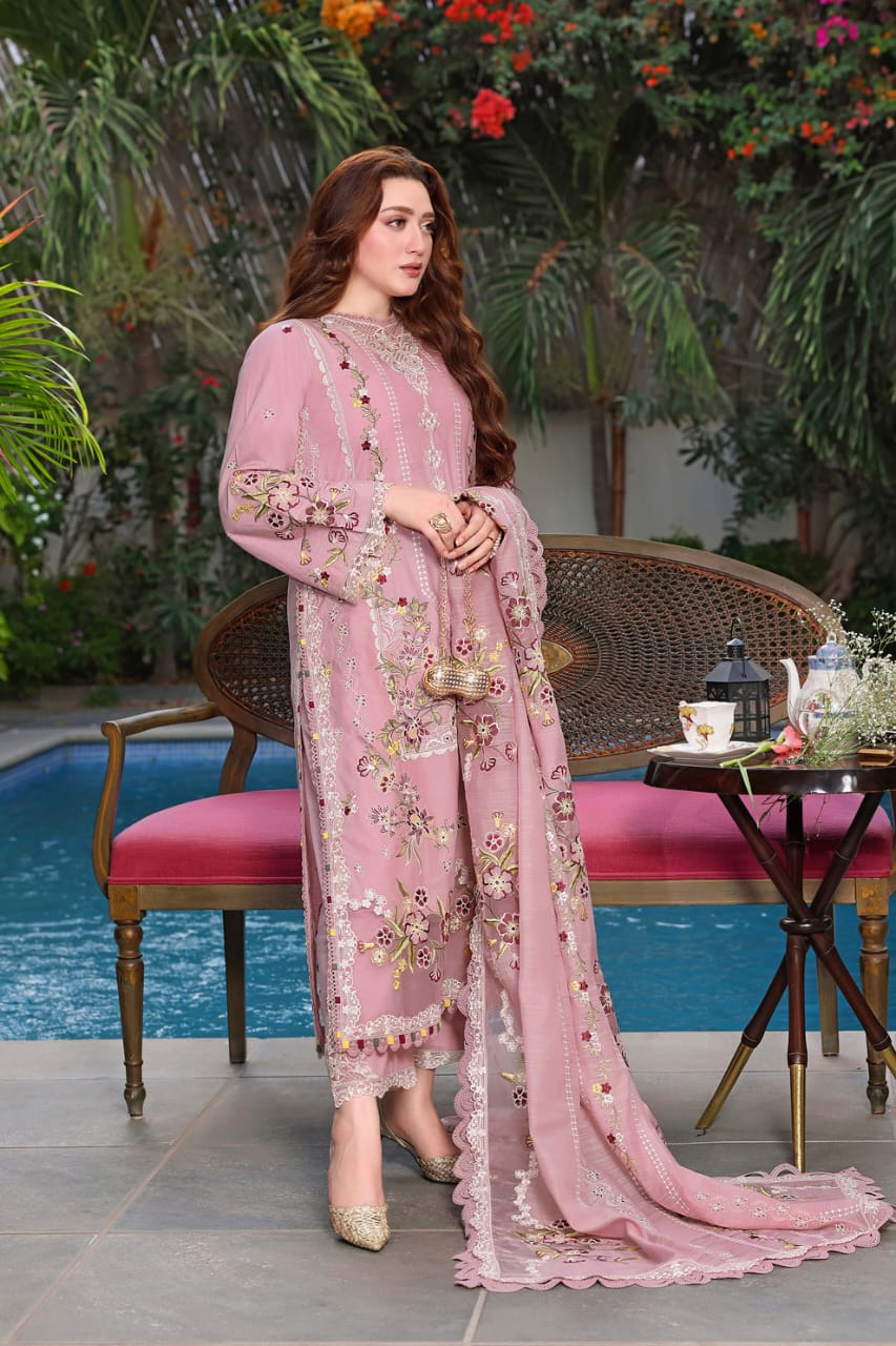 Aneela Embroidered Lawn 3-Piece Suit