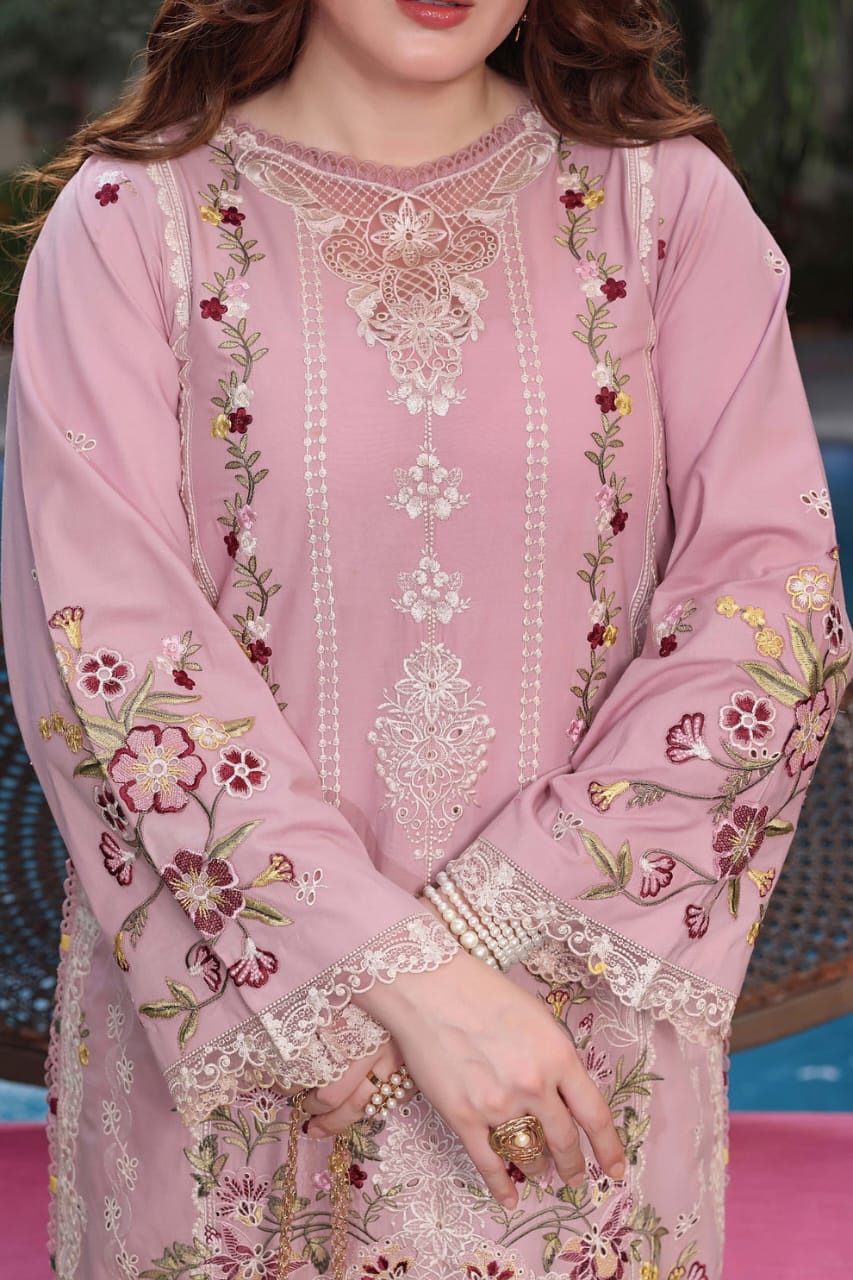 Aneela Embroidered Lawn 3-Piece Suit
