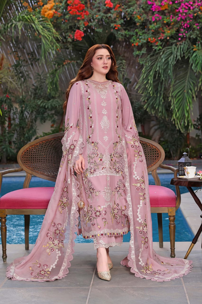 Aneela Embroidered Lawn 3-Piece Suit