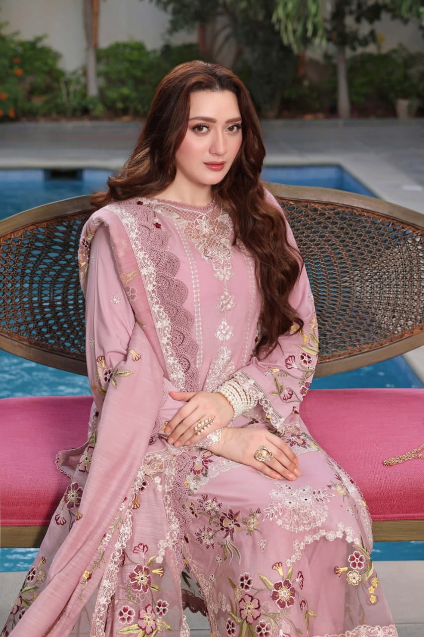Aneela Embroidered Lawn 3-Piece Suit