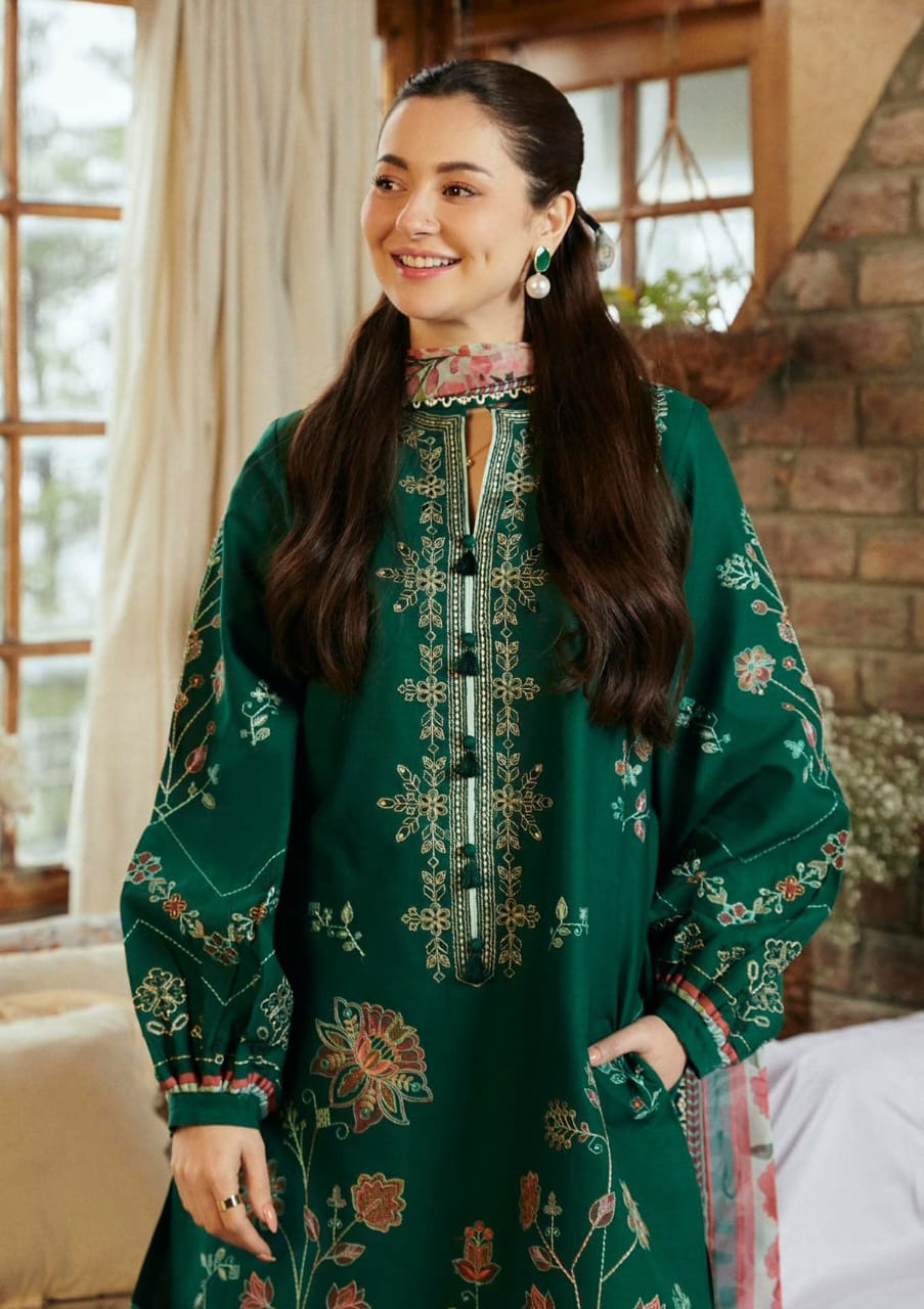 Zaira Embroidered Lawn Suit