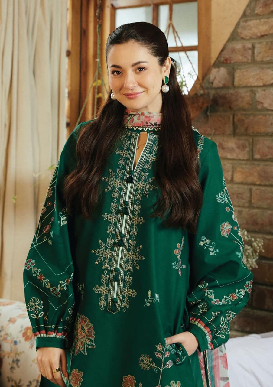 Zaira Embroidered Lawn Suit