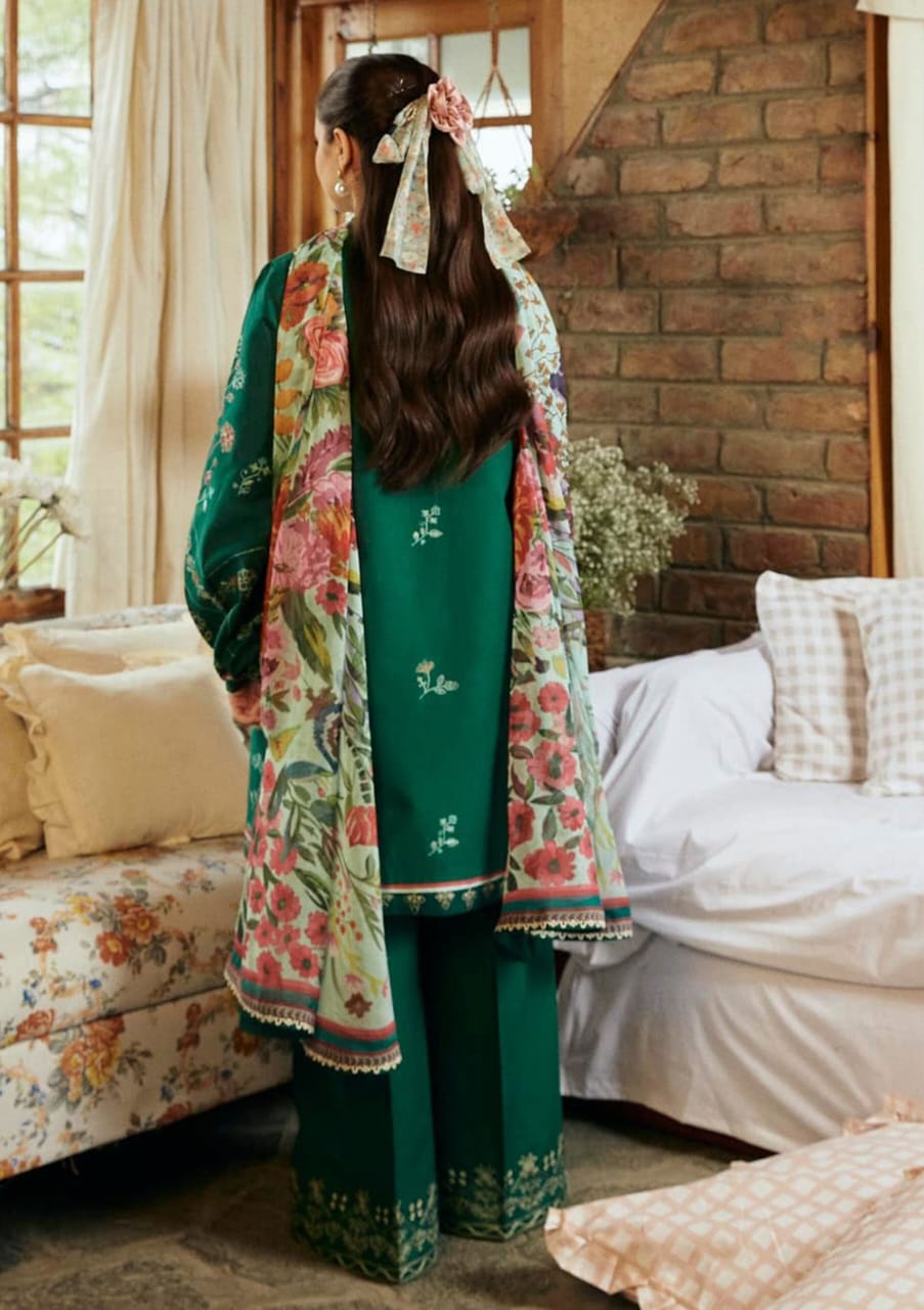 Zaira Embroidered Lawn Suit