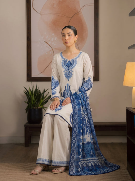 Yumna Embroidered - 3pc