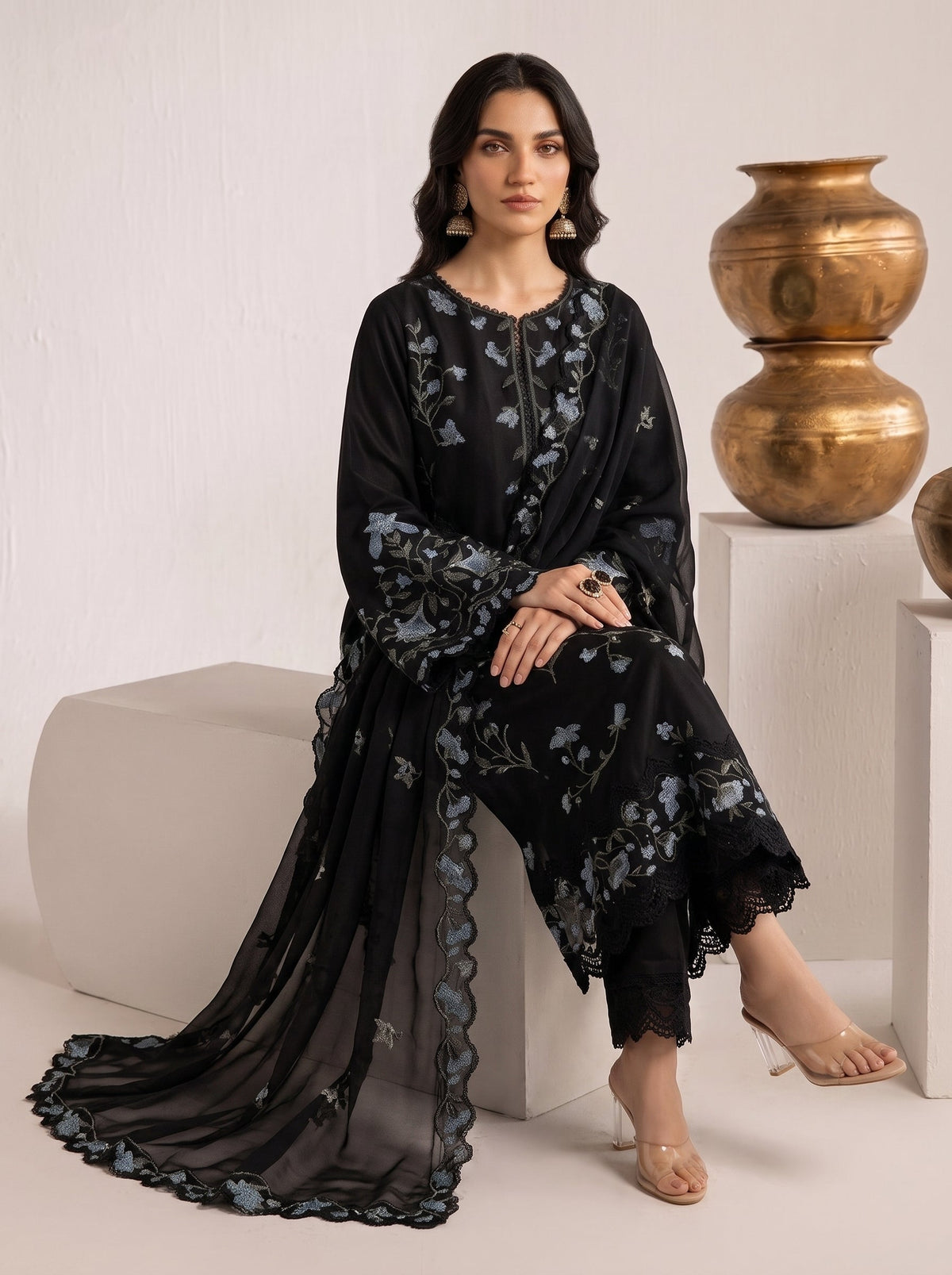 Haseen Embroidered-3pc