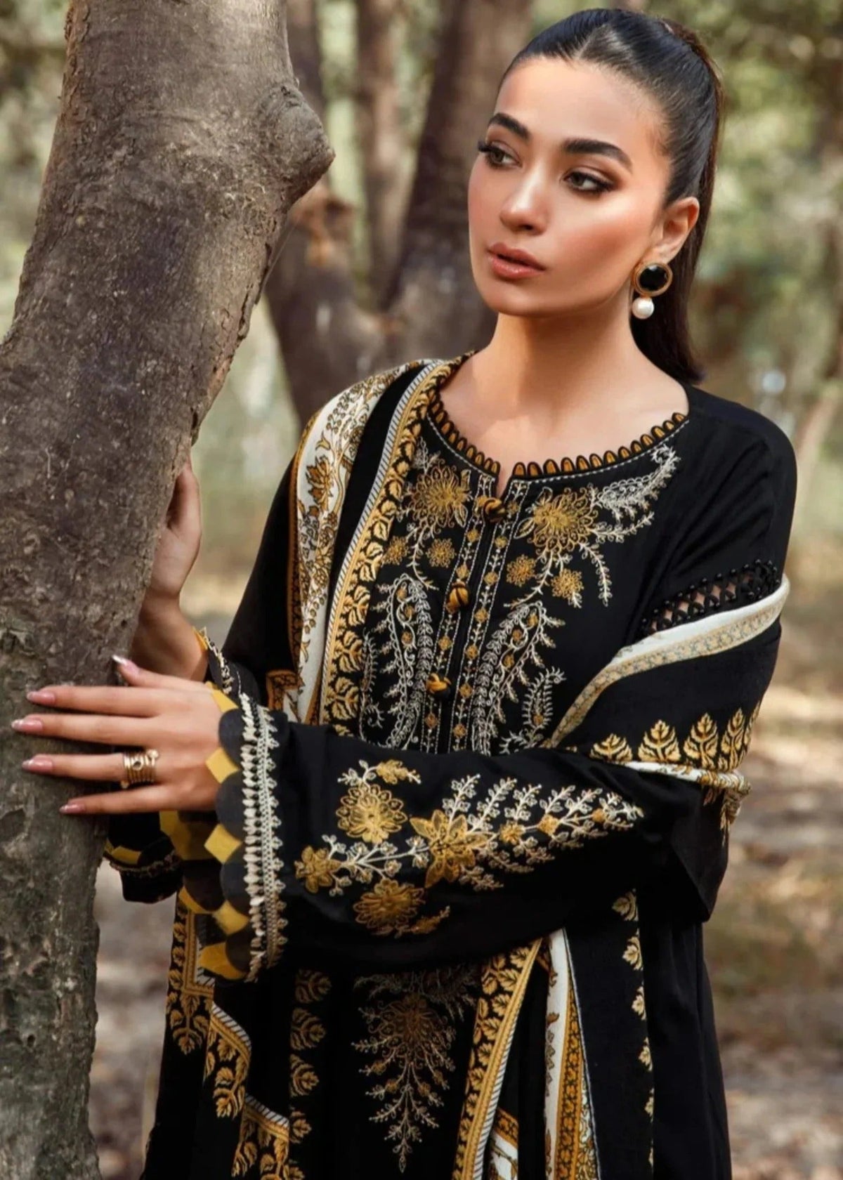 Zen Embroidered - 3pc