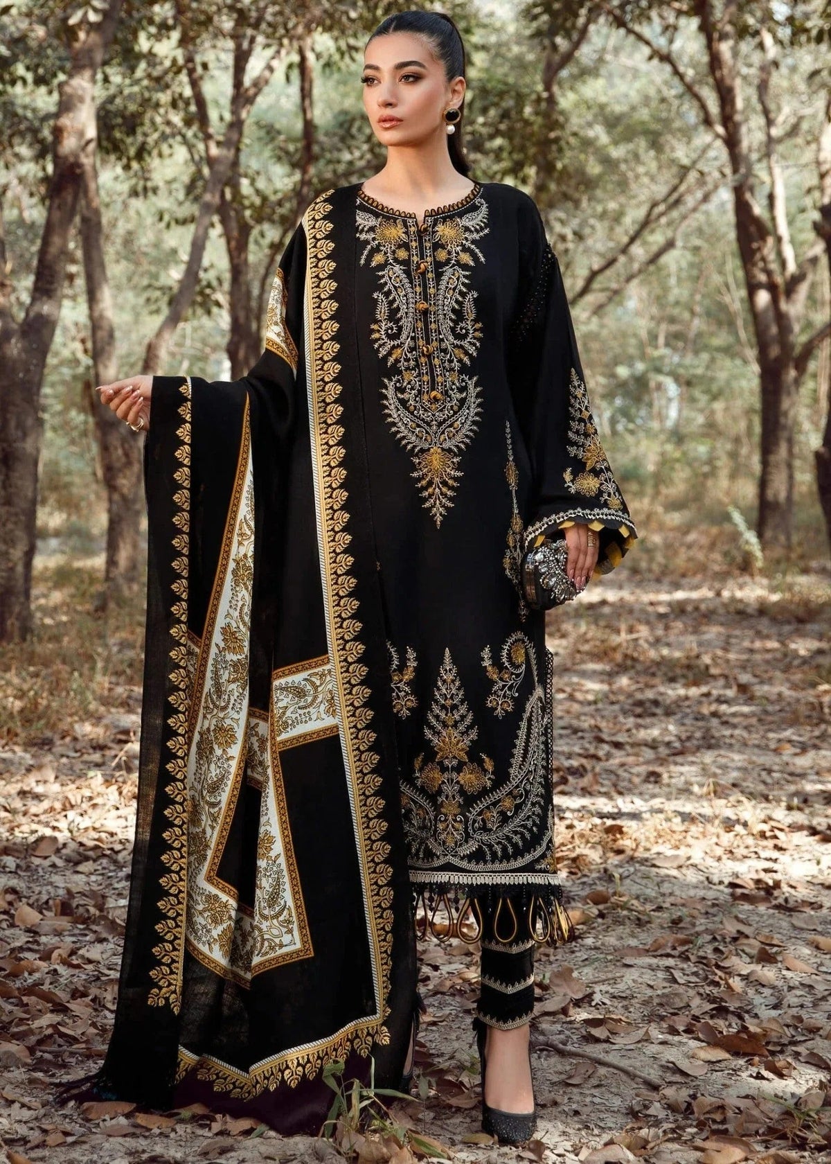 Zen Embroidered - 3pc